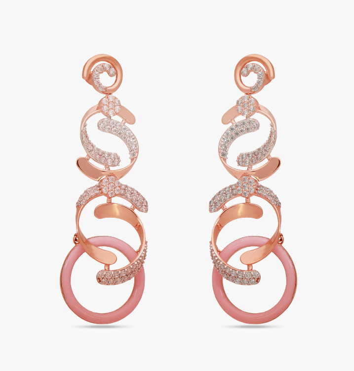 The Quirky Rose Earring